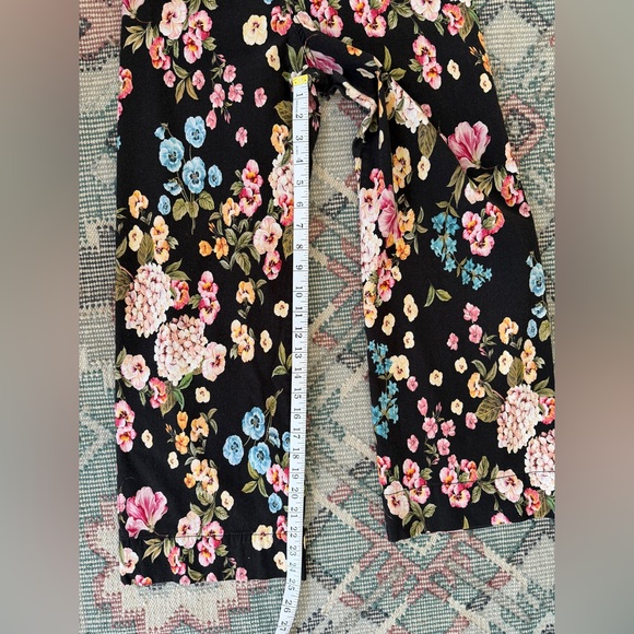 Anthropologie Maeve Colette Floral Wide-Leg Pants - Picture 6 of 7